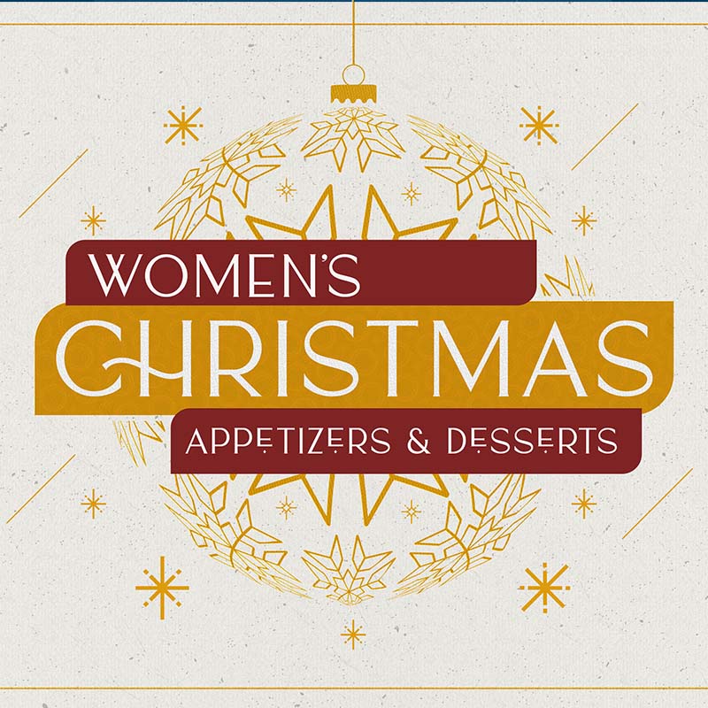 Women's Christmas Dessert and Appetizers