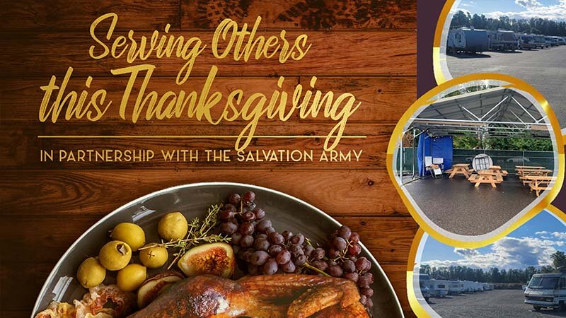 Thanksgiving Meals partnership with the Salvation Army