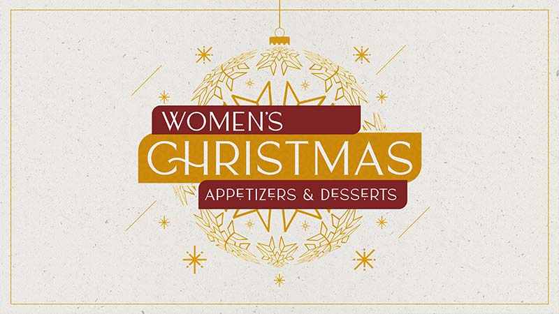 Women's Christmas Dessert and Appetizers